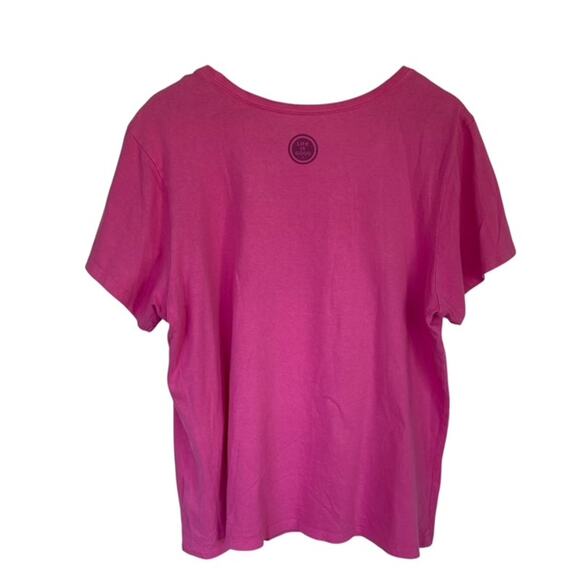 Life is Good Flip-Flop Heart Scoop Neck Crusher Tee- XL - Picture 2 of 5